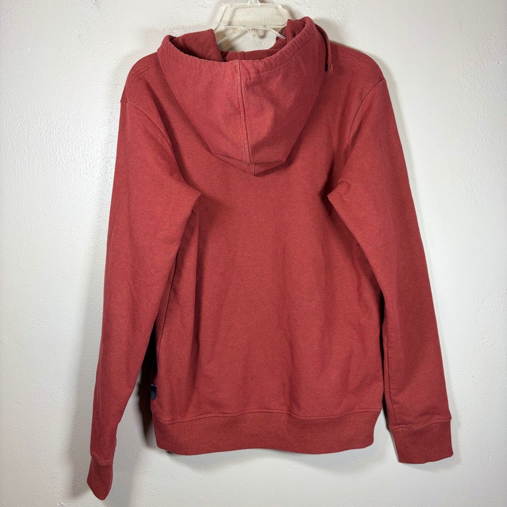Patagonia Mountain Graphic Uprisal Hoodie Small Red Sunset Stripe Gorpcore V - Picture 2 of 12